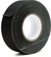 Hosa GFT-447BK 2-inch Gaffer Tape - 60-yard Roll - Black 2-pack 