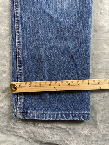 Vintage Levis 517 Herrenjeans 30 x 28 blau Bootcut orangefarbenes Etikett 90er verblasst hergestellt in den USA LESEN - Bild 2 von 21