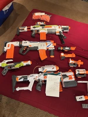 MODULUS Nerf Guns - ECS , Tri-strike, Regulator, Ion Fire Plus Ammo