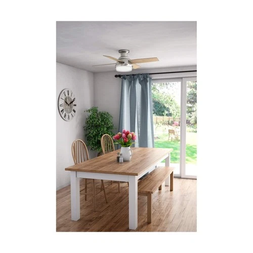 Hunter 50282 Dempsey Ceiling Fan 44 inches Brushed Nickel - Picture 3 of 11