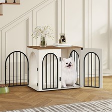 Tucker Murphy Pet Wooden Dog Crate Furniture TV Stand Indoor Dog Kennel
