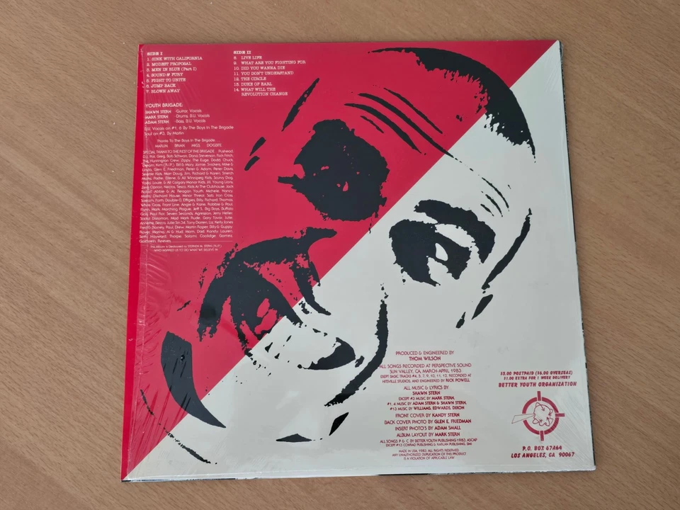 Youth Brigade – Sound & Fury (Better Youth Organisatoin 1983 Vinyl LP) - Bild 2 von 4