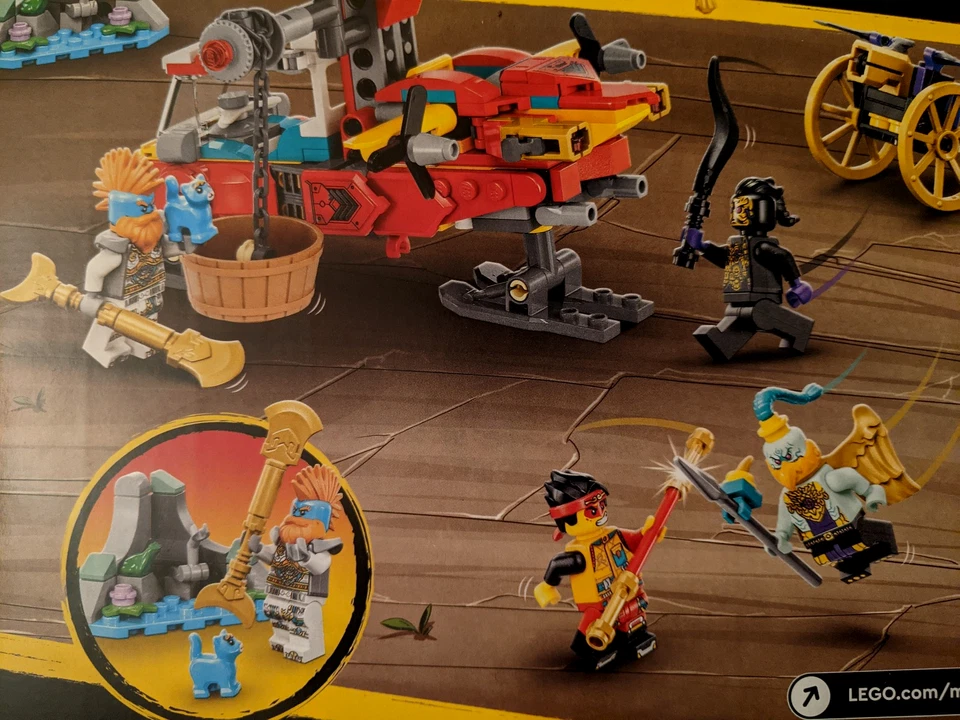 LEGO MONKIE KID: Monkie Kid's Cloud Airship - LEGO 80046 540 piezas ~ NUEVO RETIRADO Foto 3 de 4