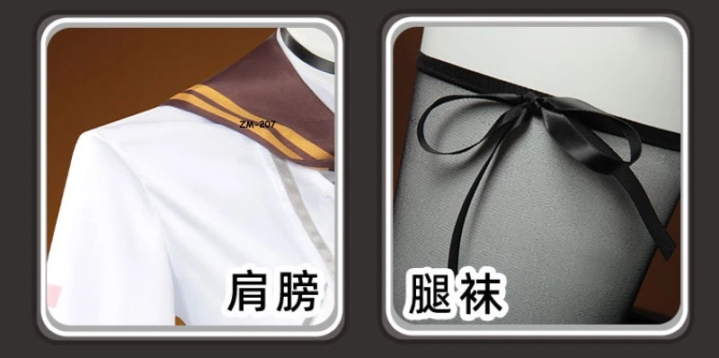 Anime NIKKE: La Diosa de la Victoria Hoja Disfraces Juegos con disfraces Ropa de fiesta de Halloween Foto 3 de 4