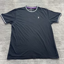 Psycho Bunny Shirt Size 7 Mens Pima Cotton Logo Graphic Tee T-shirt Black