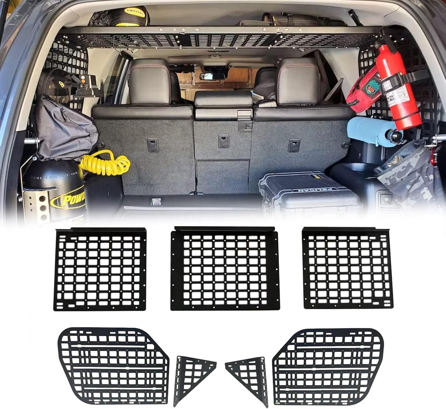 Modular Storage Molle Panel Cargo Rack Compatible with 2010-2024 Toyota 4Runner