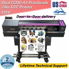 24in DTF Printer (Direct to Film Printer) With Dual Epson I3200-A1 Printheads