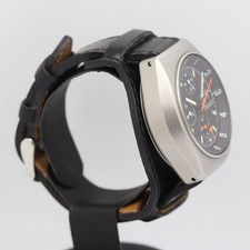 Montre chronographe militaire automatique pour homme Tutima cadran noir