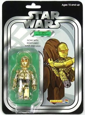 Medicom Toy KUBRICK Star Wars C-3PO Figure Removable Limbs Special Edition