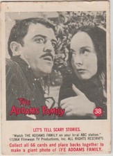 THE ADDAMS FAMILY SCANLENS 1964 DONRUSS CARD NUMBER 38