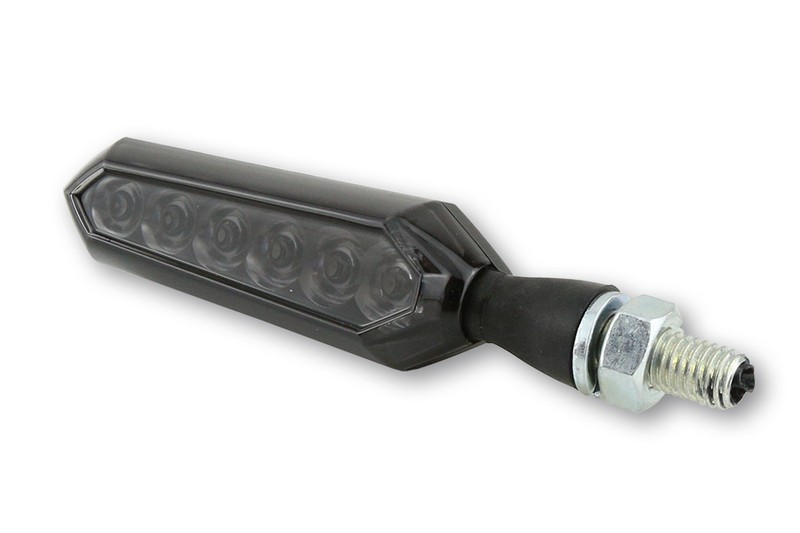 Clignotant séquentiel LED HIGHSIDER smart SORA noir pour moto