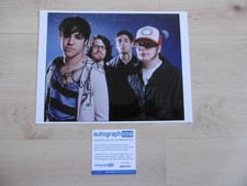 Fall Out Boy signed 8x11 inch photo autographs ACOA Fall Out Boy signed 8x11 inch photo autographs ACOA