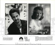 1998 Press Photo Jonathan Silverman and Lisa Waltz star in "The Odd Couple II"