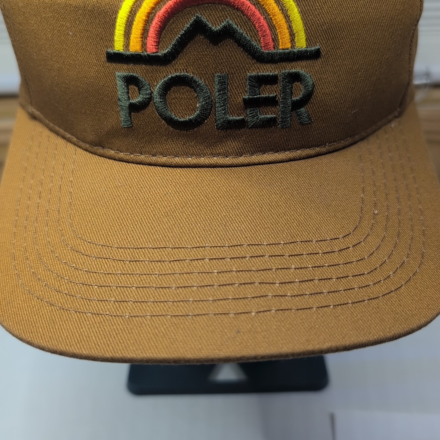 Poler Stuff Rainbow Mountain Camp Hat Snapback Br… - image 5