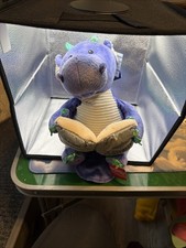 Cuddle Barn Dalton Storytelling Dragon Animated Five Fairy Tale Purple New 11"