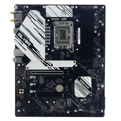 BIOSTAR B760A-SILVER LGA1700 DDR5 ATX Motherboard WIFI 2.5 GbE LAN Gen2 Type C