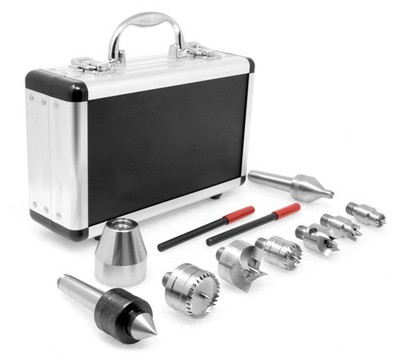 WEN LA0009 9pc MT2 Wood Lathe Drive & Live Center Kit
