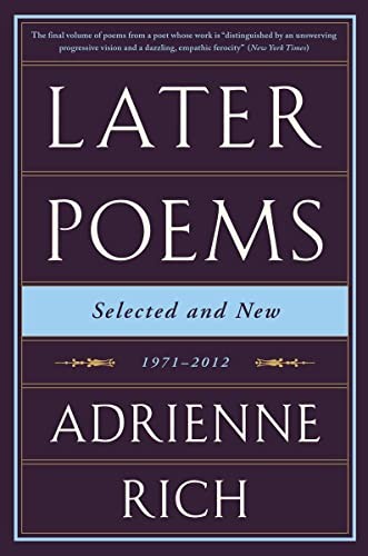 Later Poems: Selected And New : 1971-2012 Adrienne Rich - Image 4