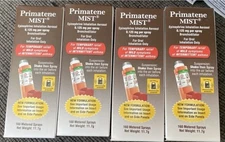 4 Pack Primatene Mist Epinephrine Inhalation Aerosol 160 Sprays Exp 02/2027+