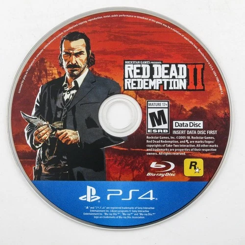Red Dead Redemption II PS4 Video Game Multiplayer - Disc Only – Tested