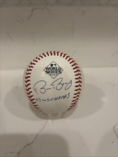 Bruce Bochy Autograph Signed 2023 World Series Logo Ball 2023 WS Champs Beckett