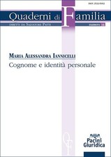 Maria Alessandra Iannicelli Cognome e identit&agrave; personale (Paperback) (UK IMPORT)