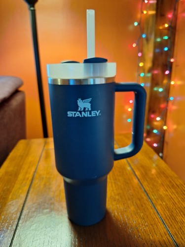 Stanley 40oz Stainless Steel Tumbler Slate Blue - Used - Good Condition