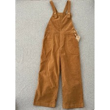 Patagonia Overalls Womens 10 Stand Up Corduroy Coriander Brown Cropped 56645 NEW