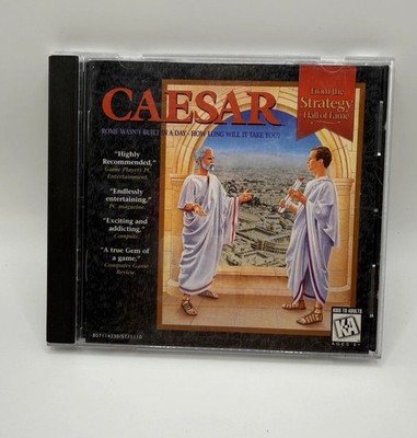 Caesar PC CD-ROM SierraOriginals Strategy City Builder Classic Game 1993