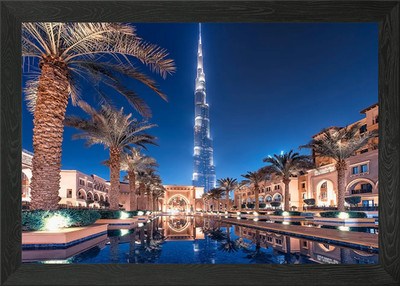 Souk Al Bahar Gerahmtes Wandbild Poster Leinwanddruck Bild