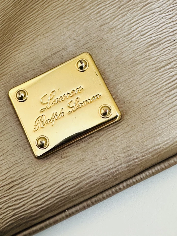 Lauren Ralph Lauren bronze leather crossbody bag - Image 3 of 4