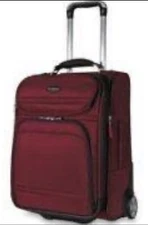 Samsonite DKX Softside 21 Upright Expandable Suitcase W/ TSA Lock Burgundy Rare!