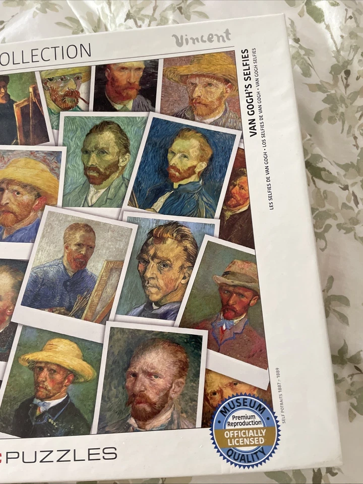 Eurographics Vincent van Gogh Selfies Self Portraits 1000 Piece Puzzle 19x26 - Image 4 of 4