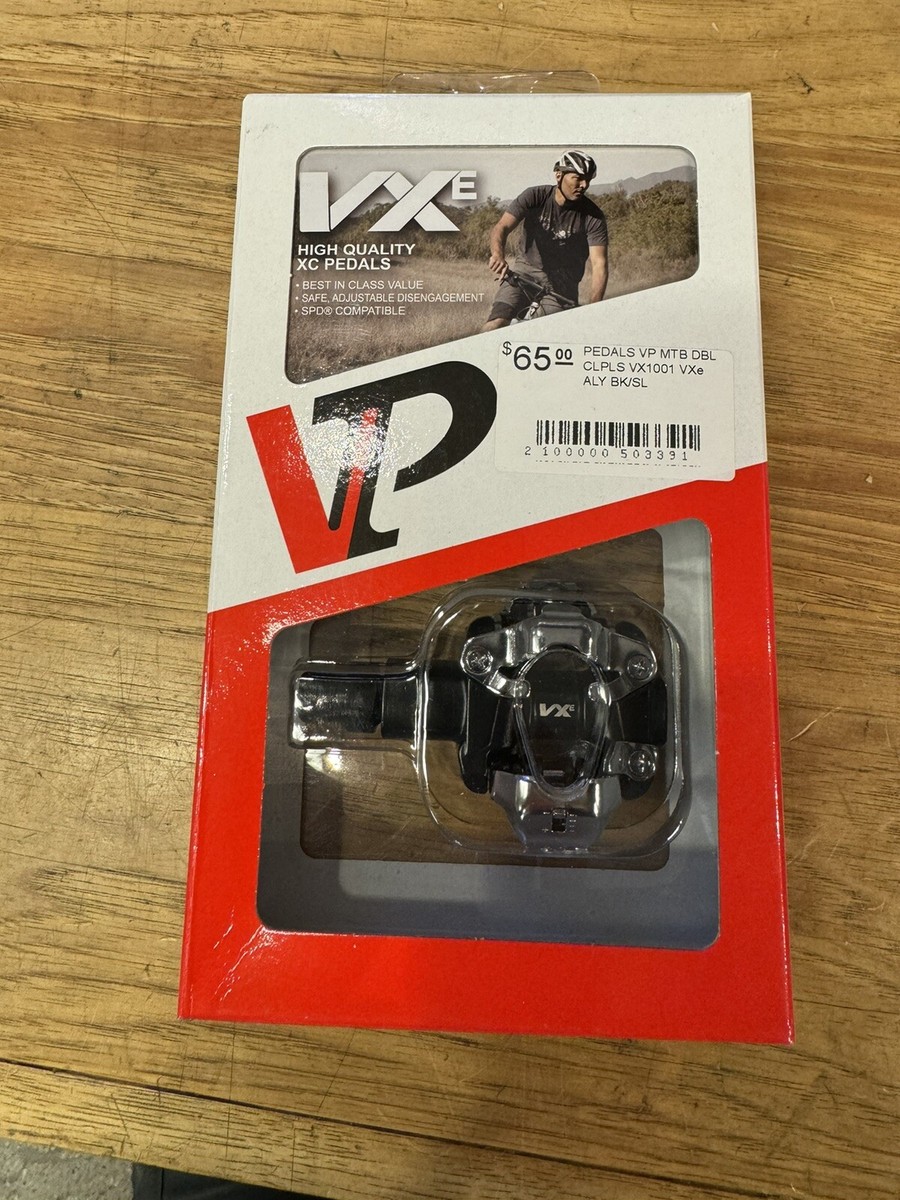 VP Components VX E Series Clipless Pedals VX-1001 9/16 Black NIB