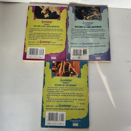Goosebumps R.L. Stine Presents TV Books #1, #3-4,#7, #13 Lot of 5 - Picture 8 of 13