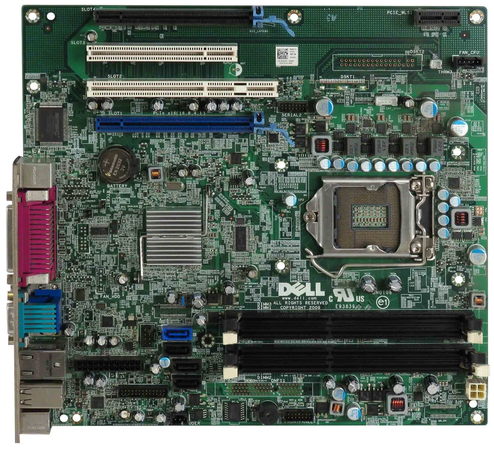 Dell 0D441T LGA1156 4x DDR3 Intel QM57 2x Pcie 2x PCI 4x SATA For OptiPlex 980 - Image 2 of 2