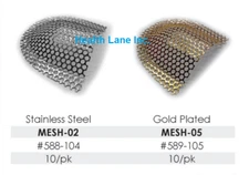 Meta BesQual Dental Lab GRID STRENGTHENERS Reinforcement Mesh Gold Steel Box/10