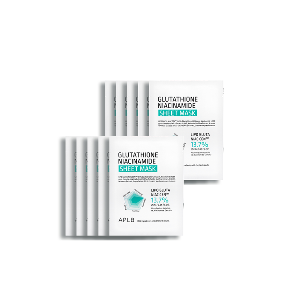 APLB Glutathione Niacinamide Sheet Mask 25ml *10ea