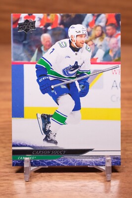 2024-25 Upper Deck Base #634 Carson Soucy - Vancouver Canucks