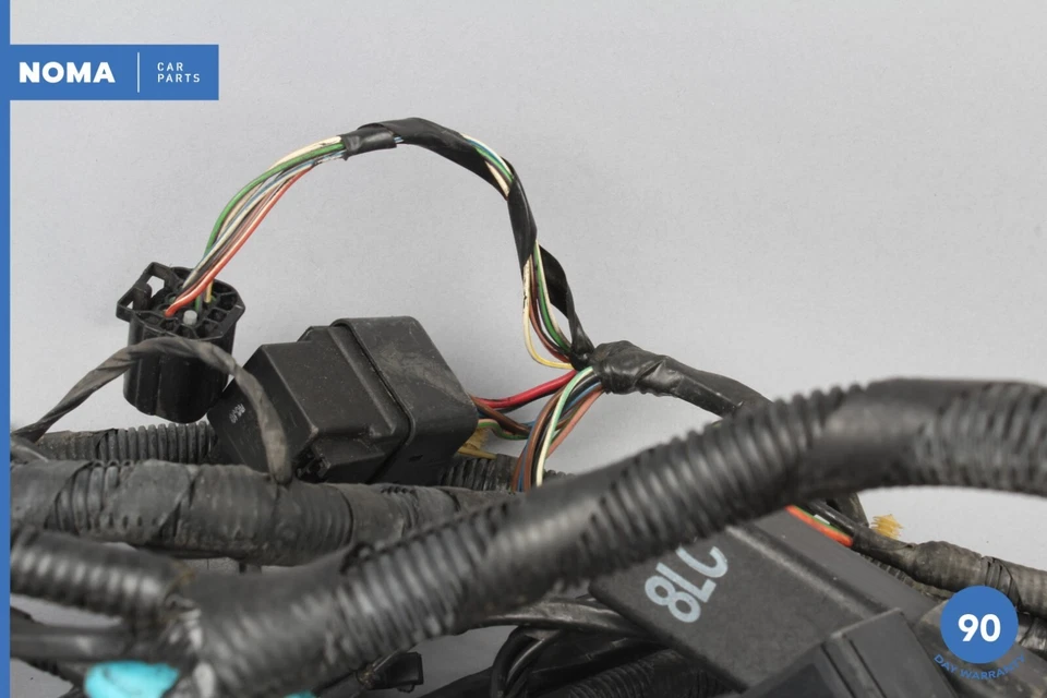 Jaguar XJ8 X308 1999 compartimento del motor delantero izquierdo arnés de cableado OEM Foto 4 de 4