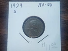 1929-D Lincoln Cent - AU - starting bid 50% off Greysheet List Price