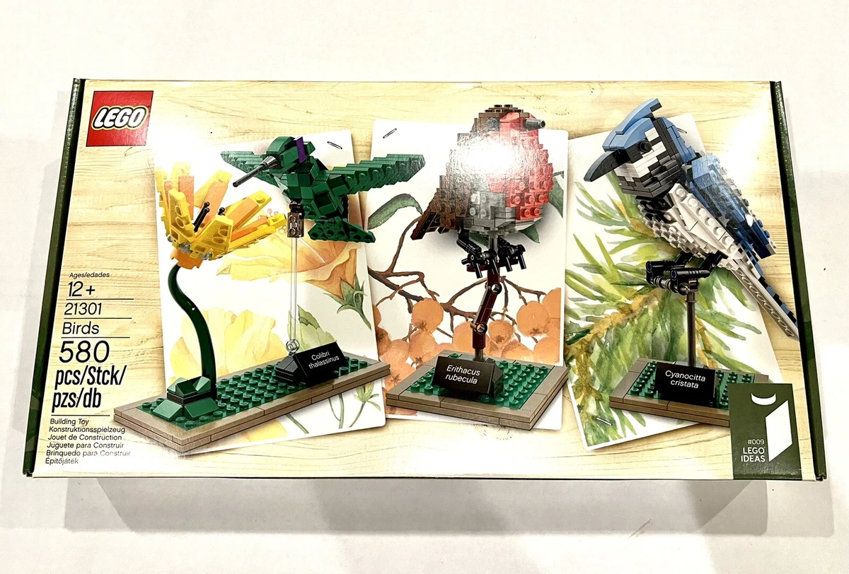 LEGO Ideas Birds 21301 New Sealed Blue Jay Robin Hummingbird Rare NISB