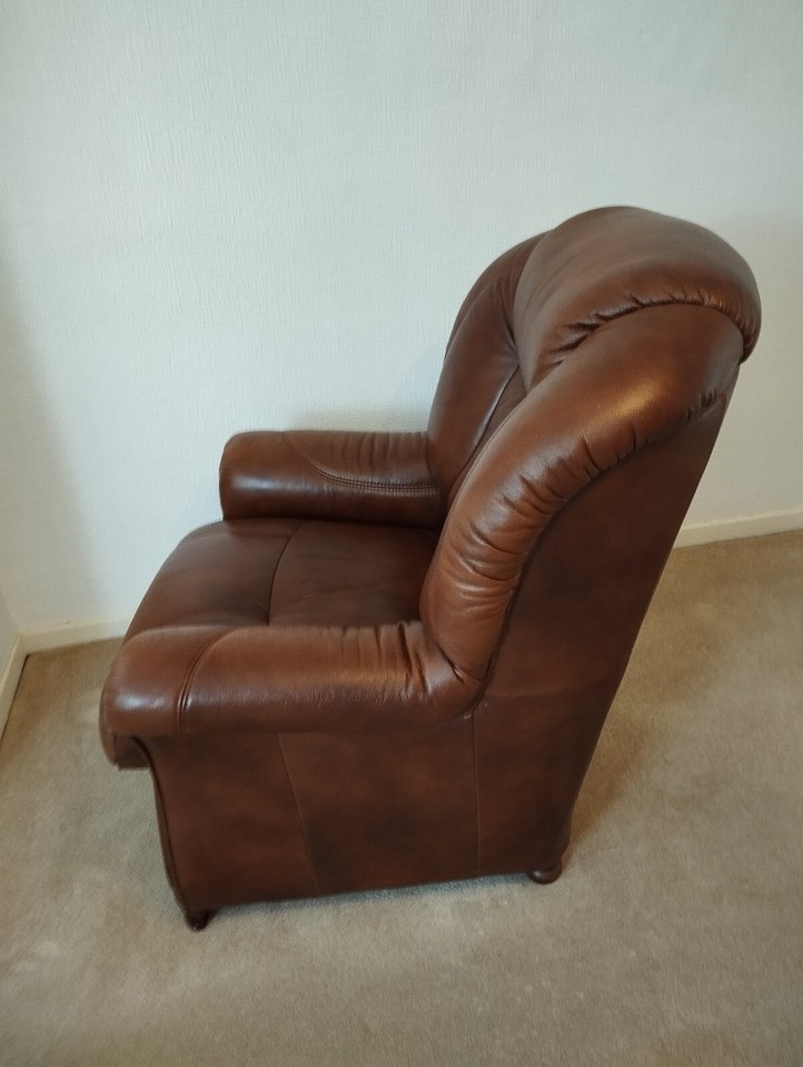 armchairs used leather chairs eBay