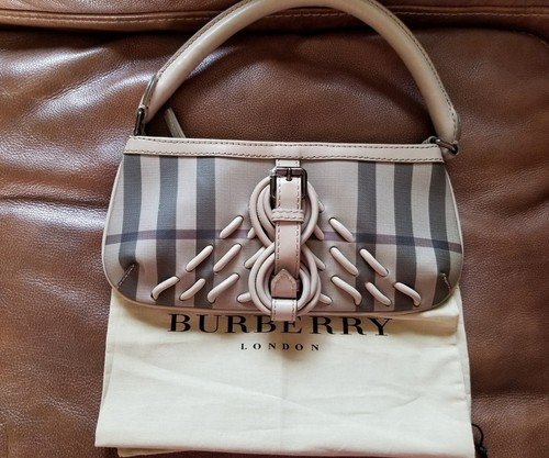 BURBERRY SATCHEL BAG PURSE AUTHENTIC SLING  BEAUTIFUL RUNWAY