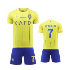 Kit Maillot de Foot pour enfant AL NASSR floqué 7 RONALDO ! Livré en 8-15 Jours