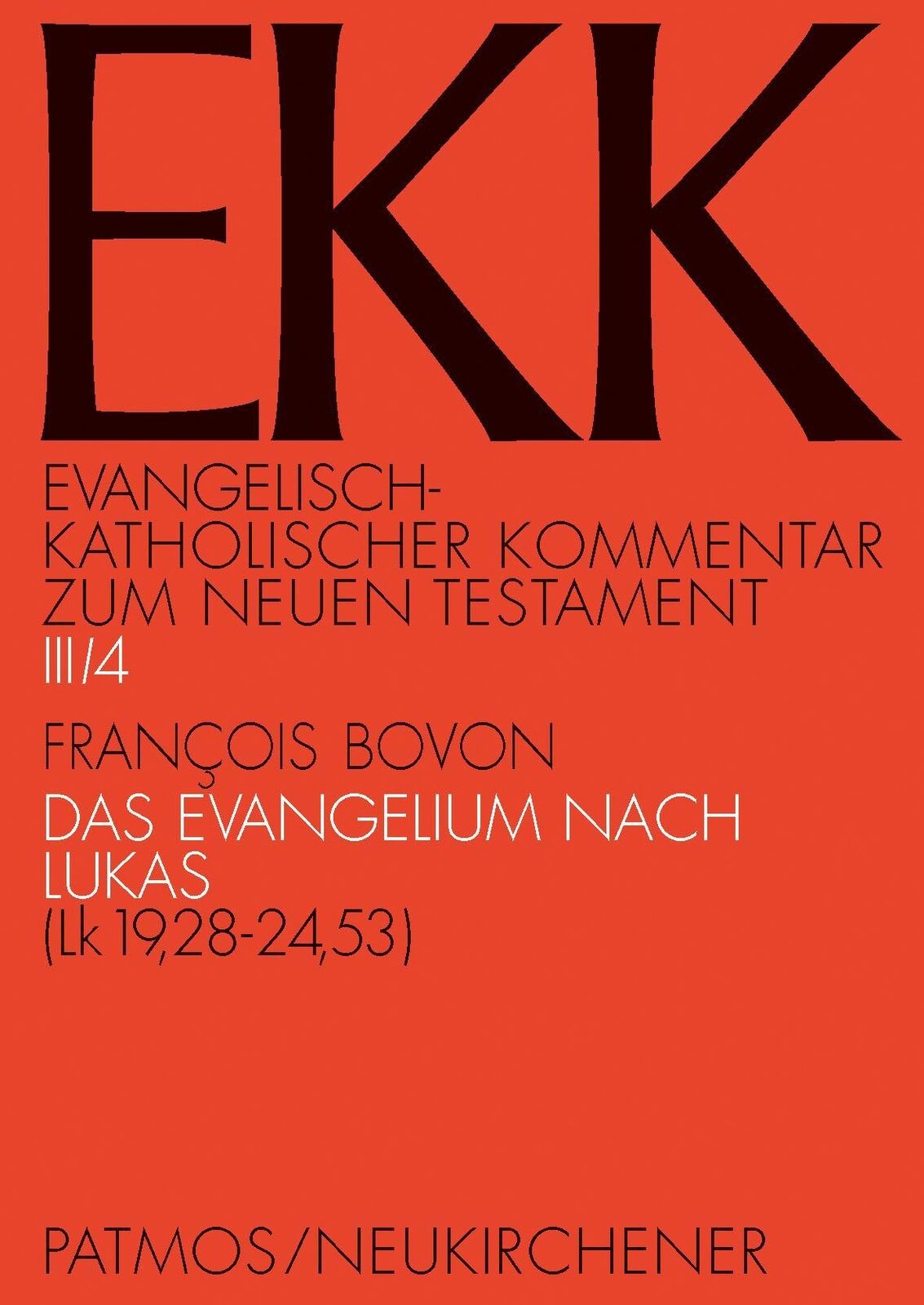 Thumbnail - Das Evangelium Nach Lukas, Ekk Iii/4, Francois Bovon