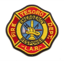 Tesoro Los Angeles Refinery Fire Department Emergency Response Patch California