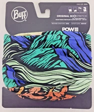 Kids Buff Original Ecostretch Multifunctional Neckwear Gaiter UPF 50 Snowslide