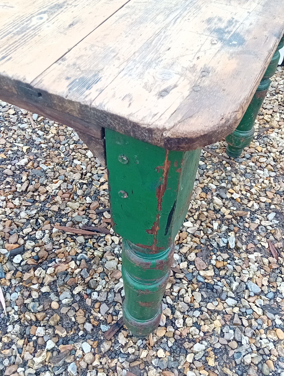 victorian antique pine kitchen table eBay
