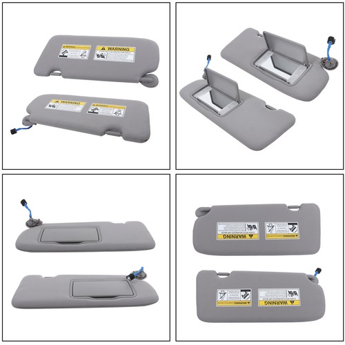 Labwork Left & Right Sun Visor Gray W/Lights Mirror For Honda CR-V 2017-2022 - Picture 21 of 23